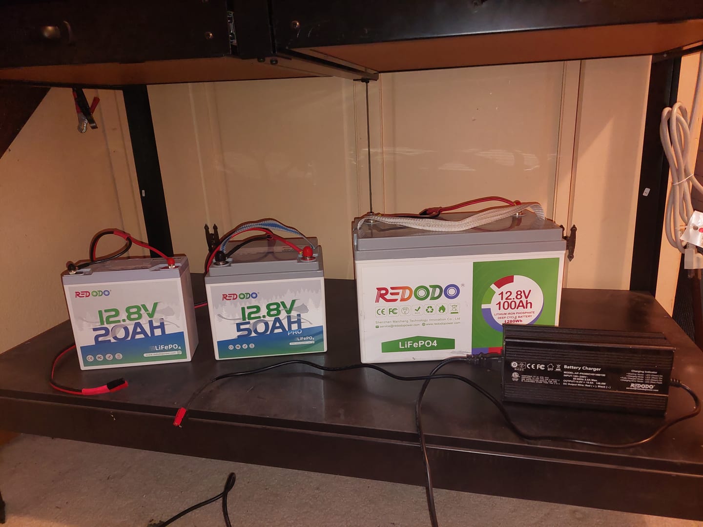 Customer photo review of ⚡[Final $135] Redodo 12V 50Ah Lithium LiFePO4 Battery | For Portable Solar Power Stations, Camping, RV