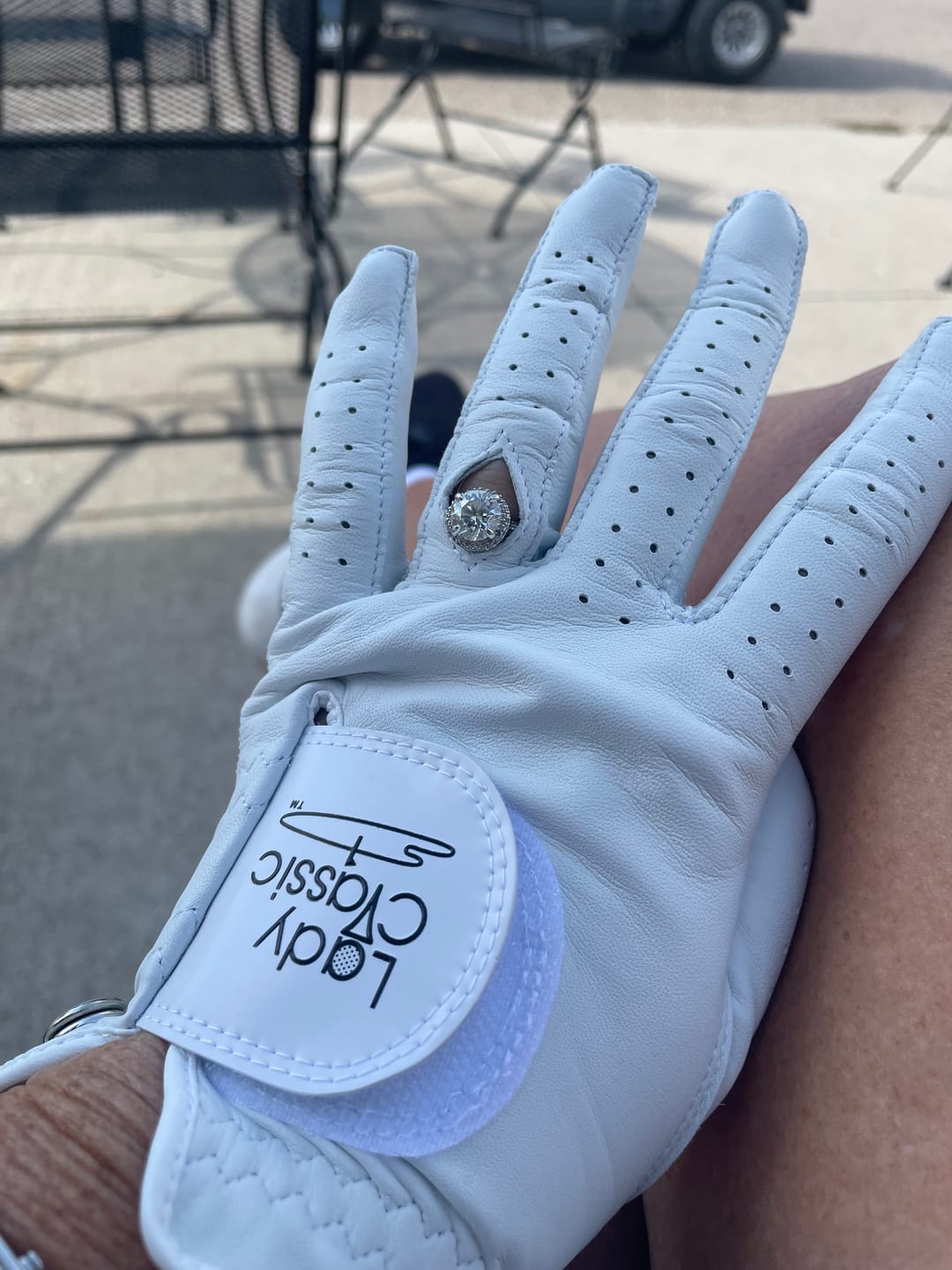 Customer photo review of Lady Classic Nail & Ring Glove
