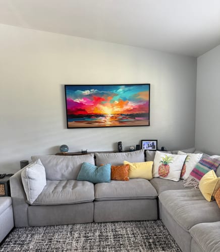 Customer photo review of Painted Summer Ocean Sunrise