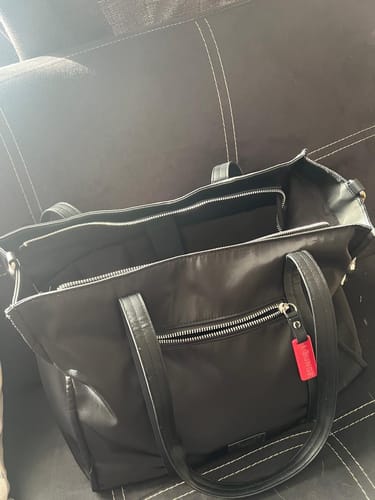 Reseña con foto de un cliente sobre Cartera De Hombro Notebook Office