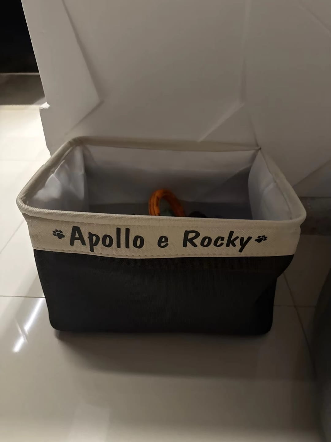 Customer photo review of Tidybox - Gepersonaliseerde Opbergbox Hondenspeelgoed