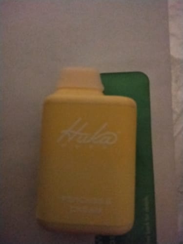 Customer photo review of Hukapuff CBD Puff Vape 1200mg - Peaches & Cream - 5000 Puffs