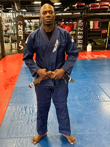 Customer photo review of Core Navy Brazilian Jiu Jitsu Mens BJJ Gi