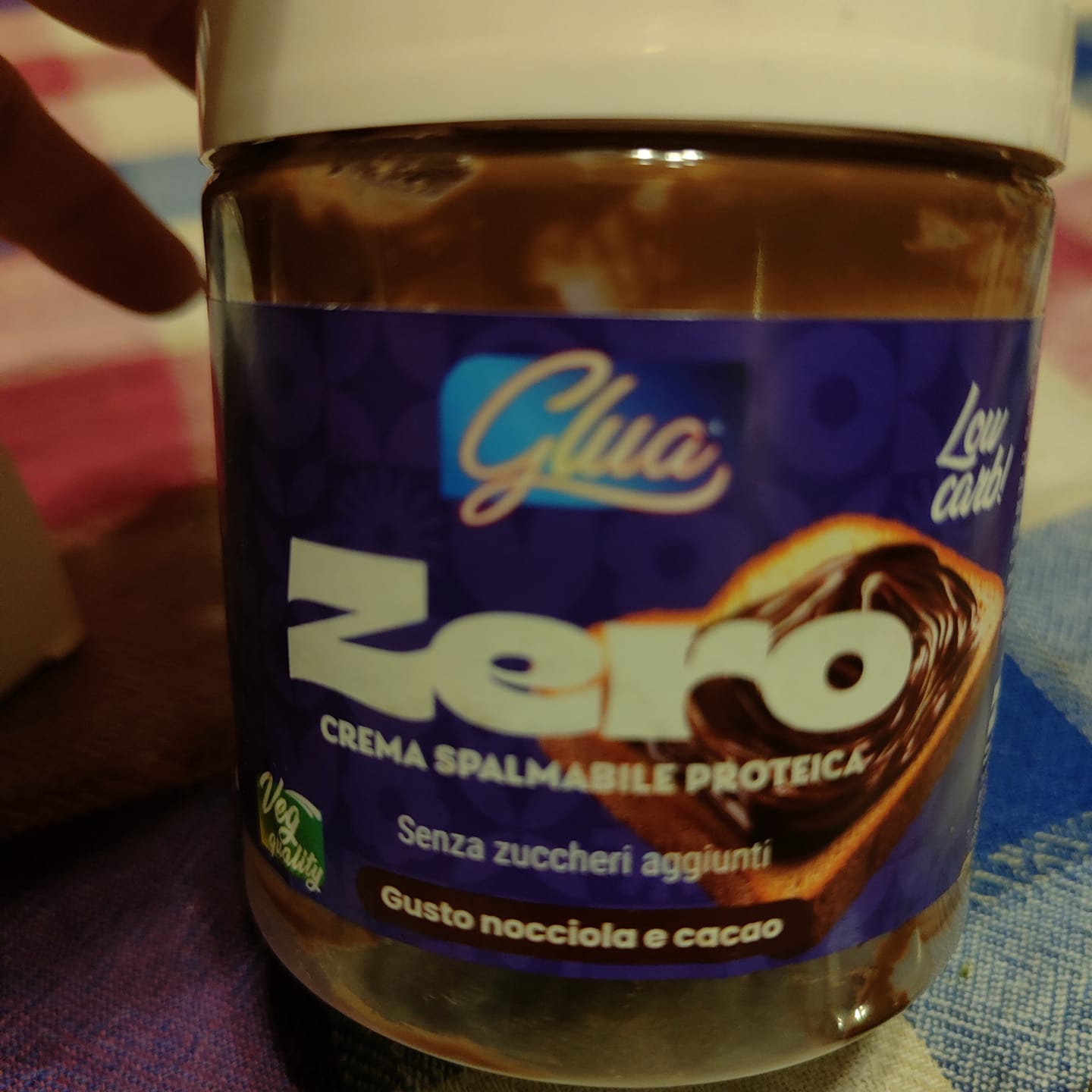 Customer photo review of Crema proteica gusto nocciola e cacao