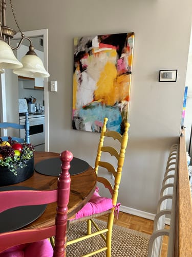Customer photo review of 'Courage' Framed Canvas
