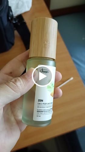 Customer video review of HYGR Deodorant Perfume Spray