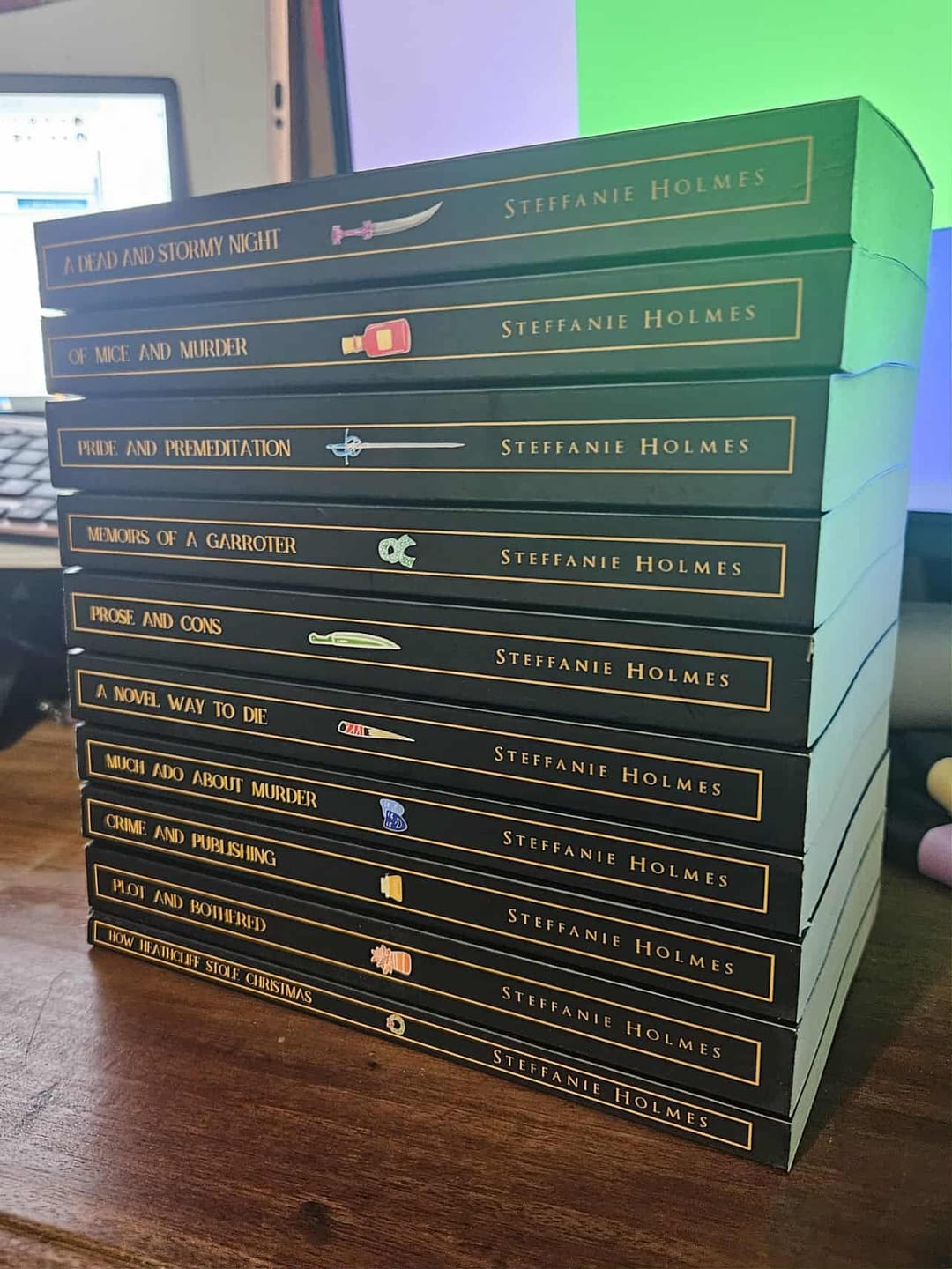 Customer photo review of Nevermore Complete Series: Luxe paperback bundle