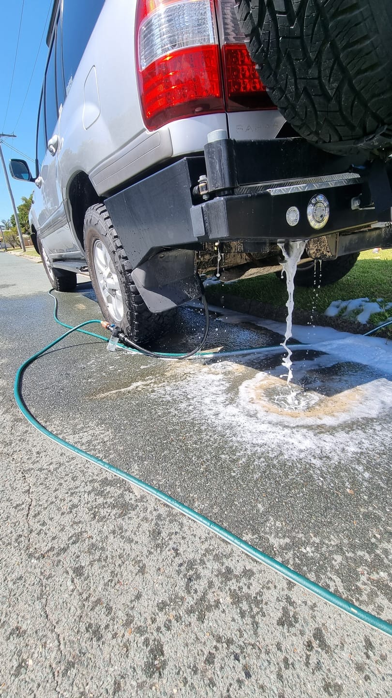 Customer photo review of SandblastkitPro™ Chassis Cleaner Flusher Kit