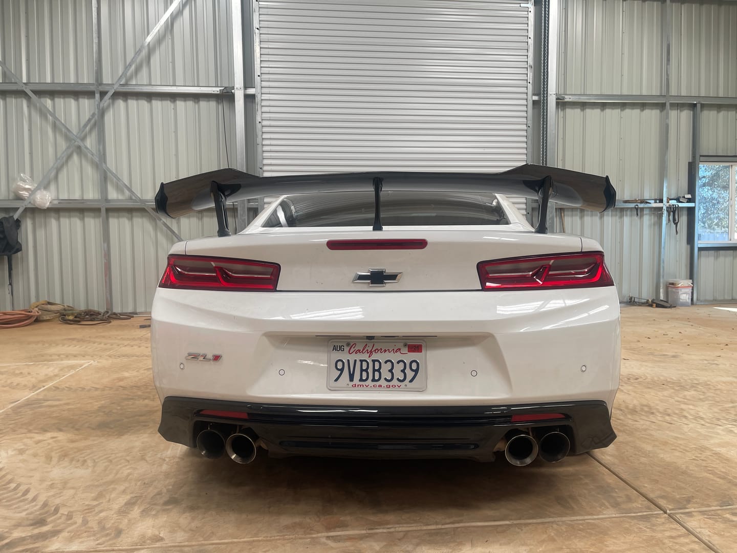 Customer photo review of Camaro Zl1 1LE Conversion Rear Trunk Spoiler High Wing