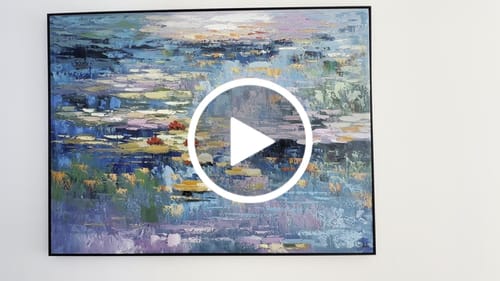 Customer video review of Flower Canvas Art #FL101