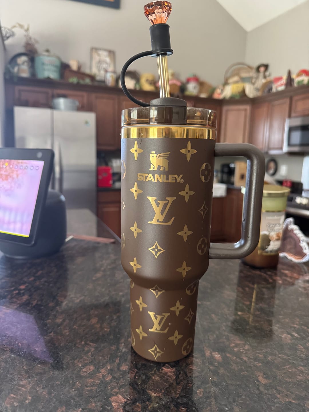 Customer photo review of Designer Holographic In-Car Insulated Cup 40OZ