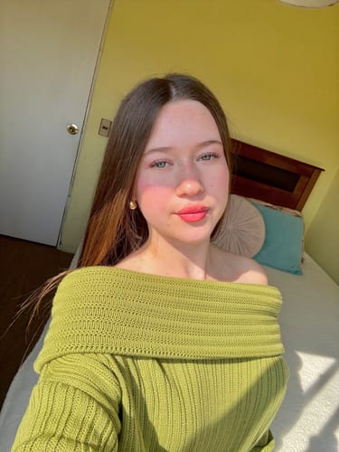 Customer photo review of SWEATER LINA PISTACHO