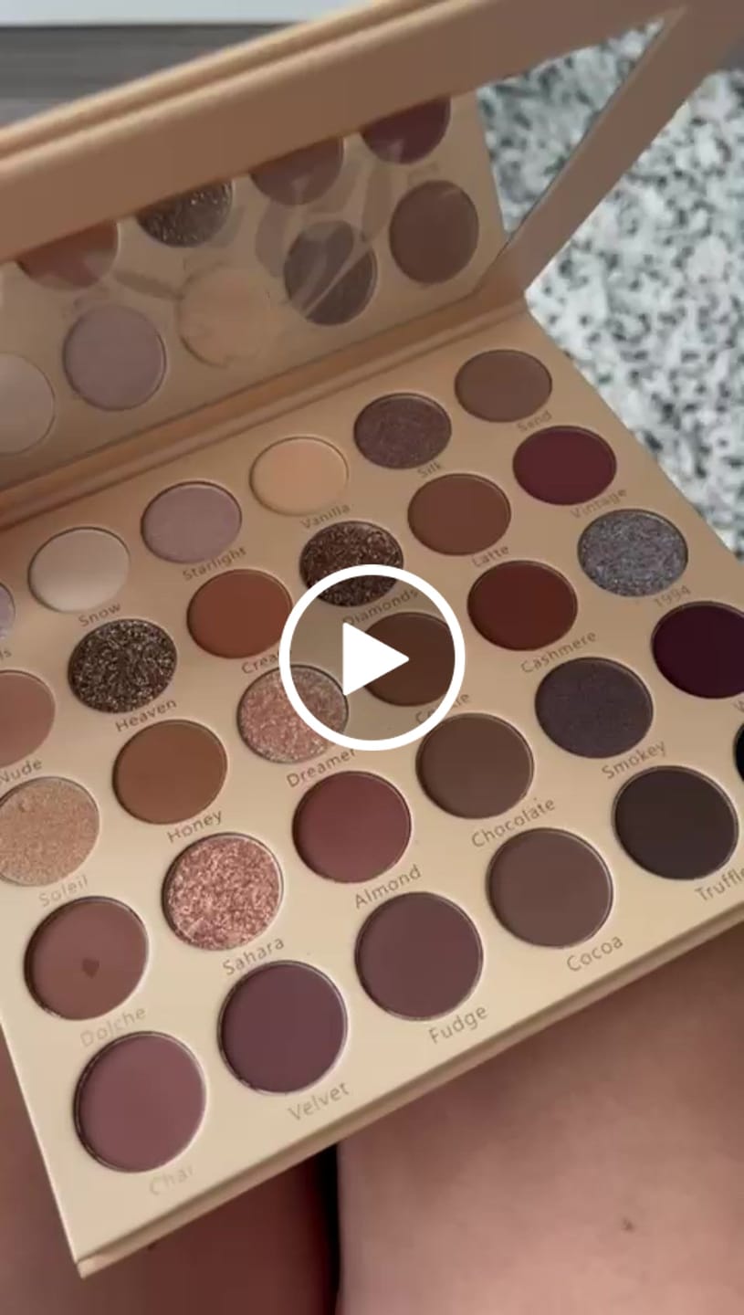 Customer video review of Lidschatten Palette "NUDE DREAM"