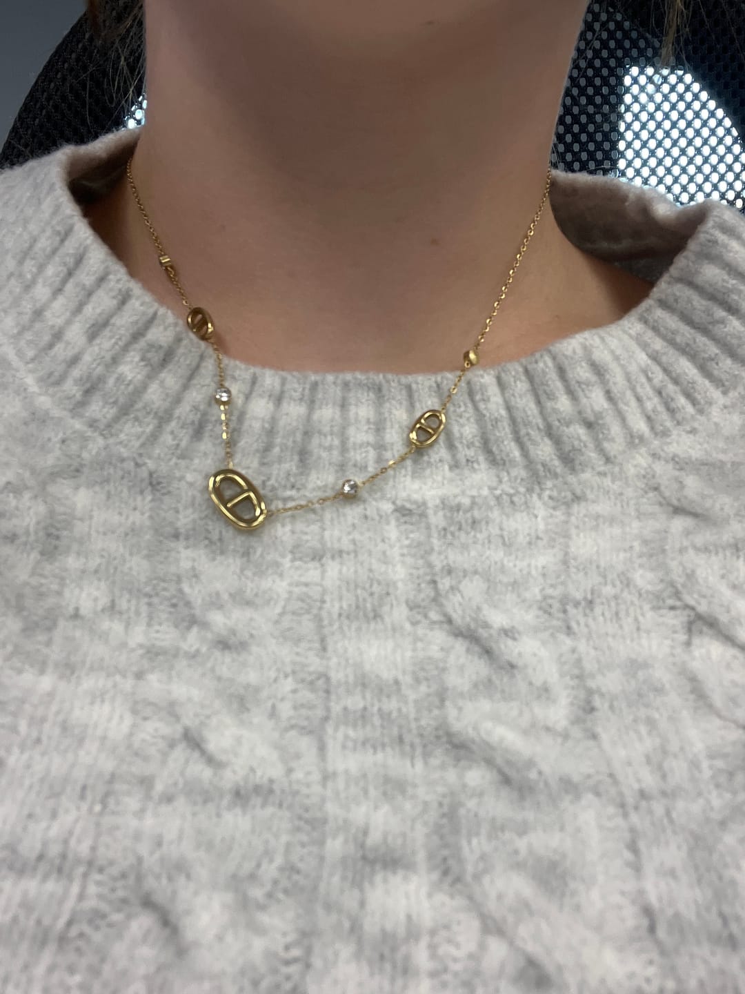 Customer photo review of Everlasting Deluxe Kette 14K Vergoldet