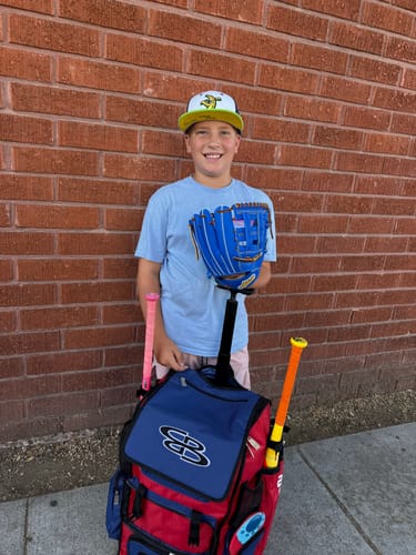 Customer photo review of Jax Fielding Glove | EN-7 | Infield | Blue | 11.5"