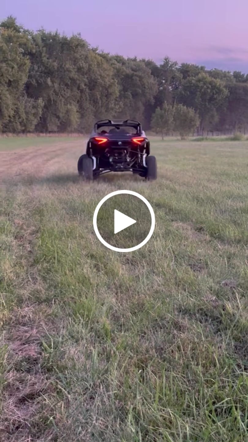 Customer video review of RPM Can-Am Maverick R 3" E-Valve Mid Pipe / Electronic Dump Valve