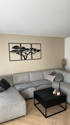 Customer photo review of Décoration murale en métal noir - Arbre de vie Africain