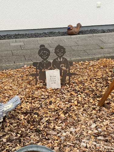 Customer photo review of Gartenstecker Oma & Opa