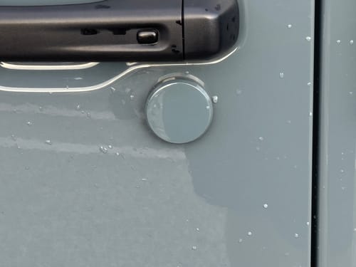 Customer photo review of COVER'D UP KEYHOLE COVERS JL/JT (3 COVERS)