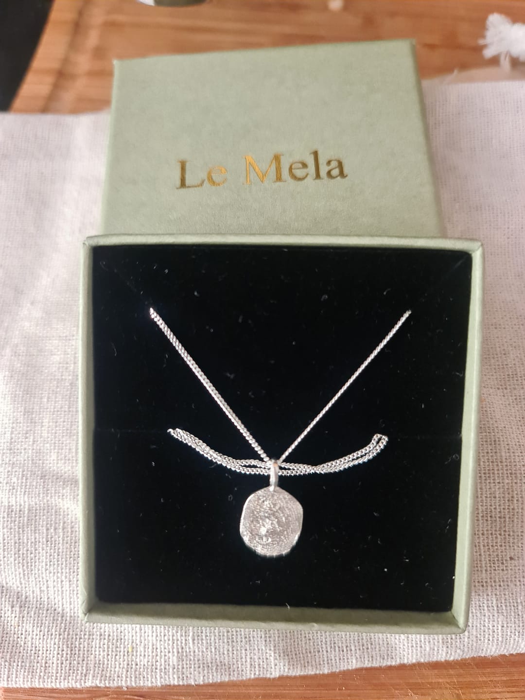 Customer photo review of Imprint necklace kit