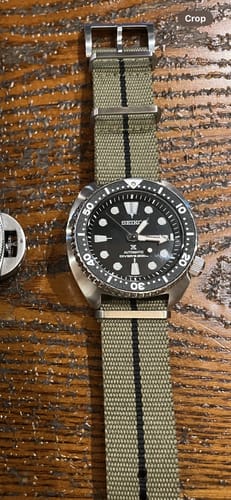 Customer photo review of Five Eye Nylon Watch Strap - Stripe