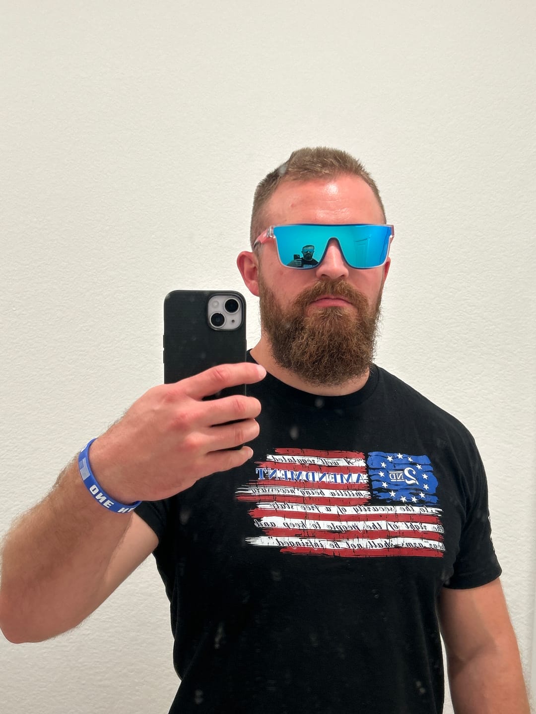 Customer photo review of 80Eighty® Polarized Murica Sunglasses