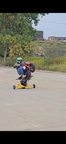 Customer photo review of MSX Wheelie Machine