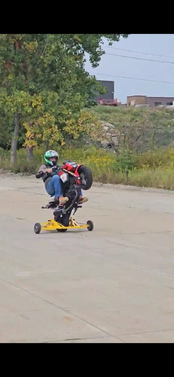 Customer photo review of MSX Wheelie Machine