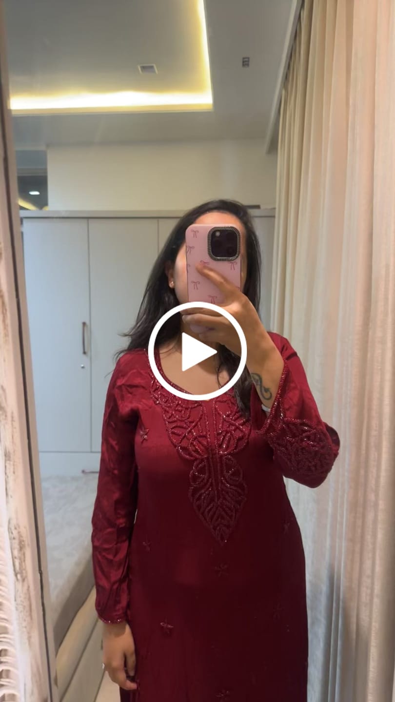 Customer video review of “Sajal” - Three Piece set