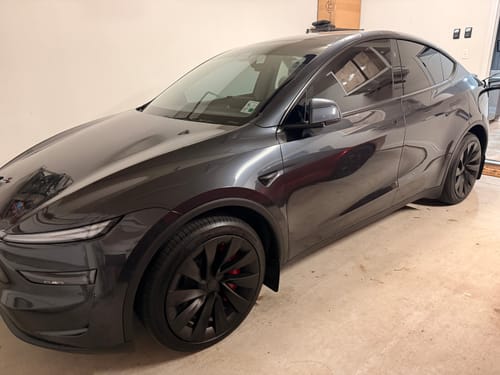 Customer photo review of TESPLUS 20'' Helix 2.0 Style Wheel Cover For Model Y Juniper