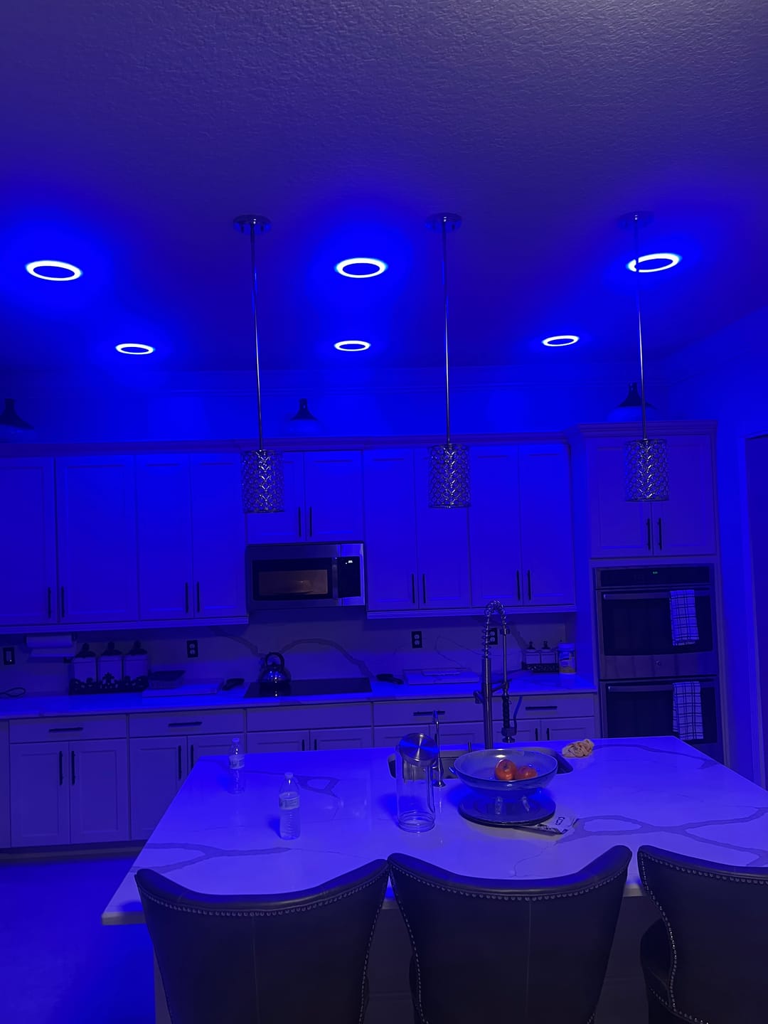 Customer photo review of New LED Recessed Downlight Panel Round LED Light 6W 9W Double Color Indoor Living Room Shop Bright Light Ceiling spot led Light