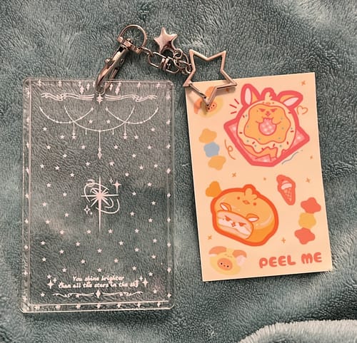 Customer photo review of ACRYLIC PHOTOCARD HOLDER - STAR VER