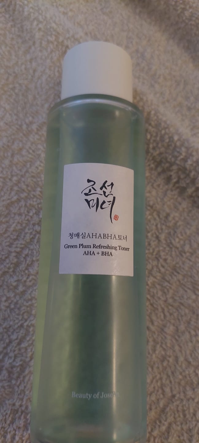 Customer photo review of Toniks sejai ar skābēm Beauty of Joseon Green Plum Refreshing Toner AHA + BHA