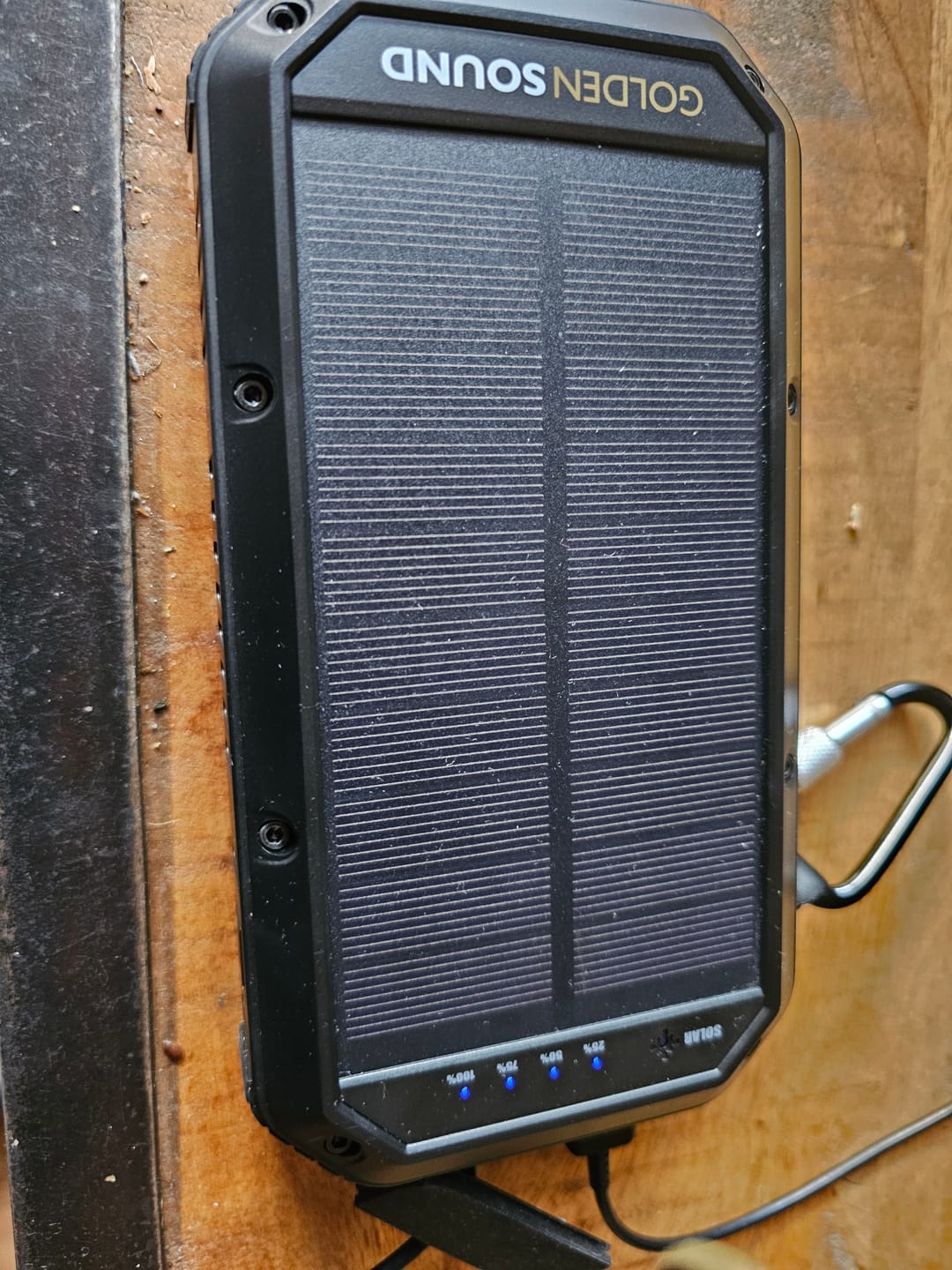 Customer photo review of Solar Powerbank 30.000 mAh
