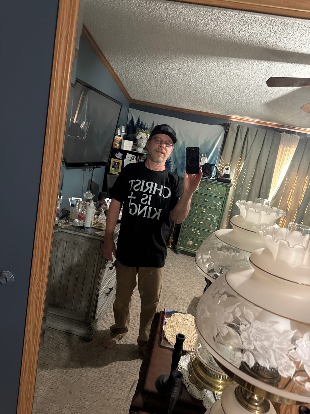 Customer photo review of Jesus is King T-Shirt