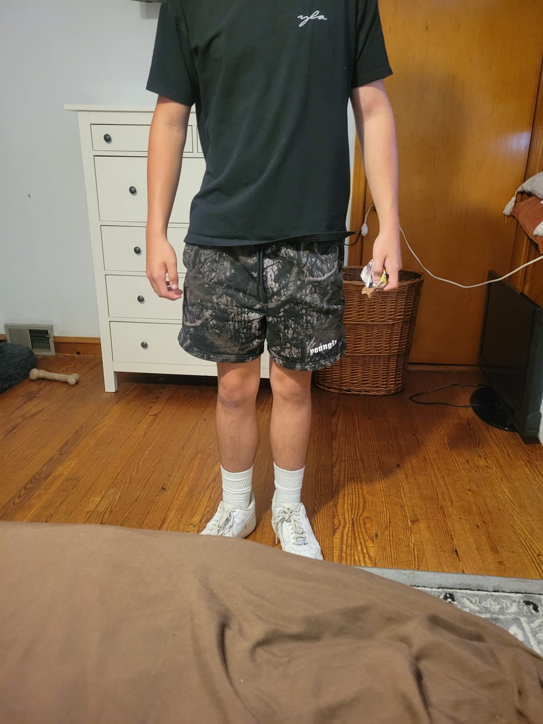 Customer photo review of 1118 - Tree Camo Cotton Shorts