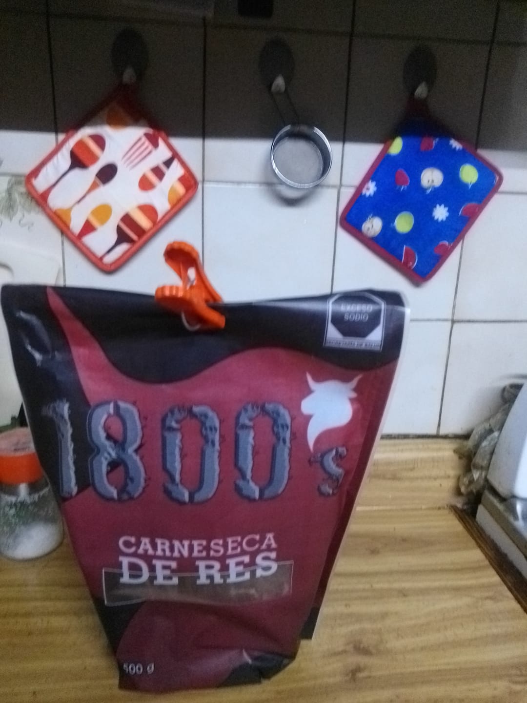 Customer photo review of Carne seca en trozo 500gr.
