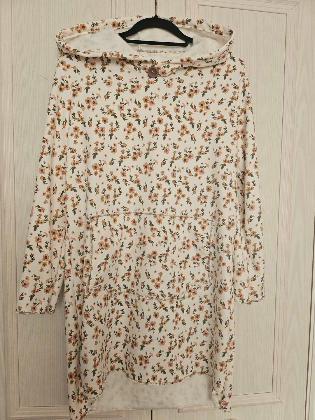 Customer photo review of Simple Floral Sweatshirt Fabric