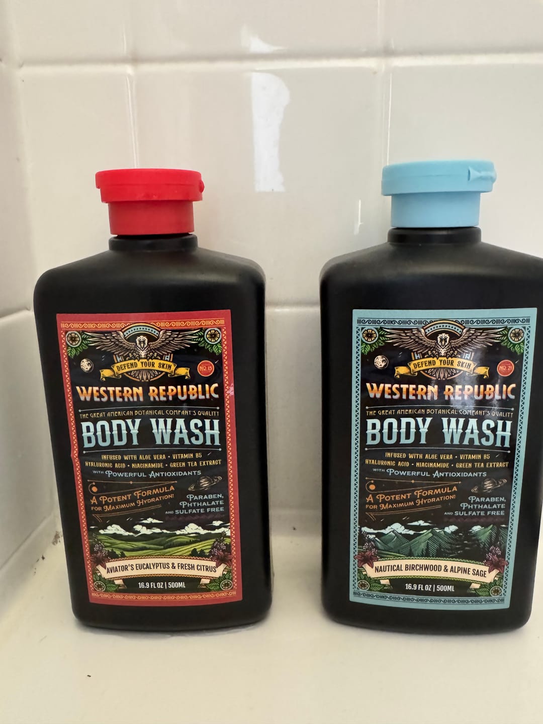 Customer photo review of Body Wash Double Scent Starter Kit
