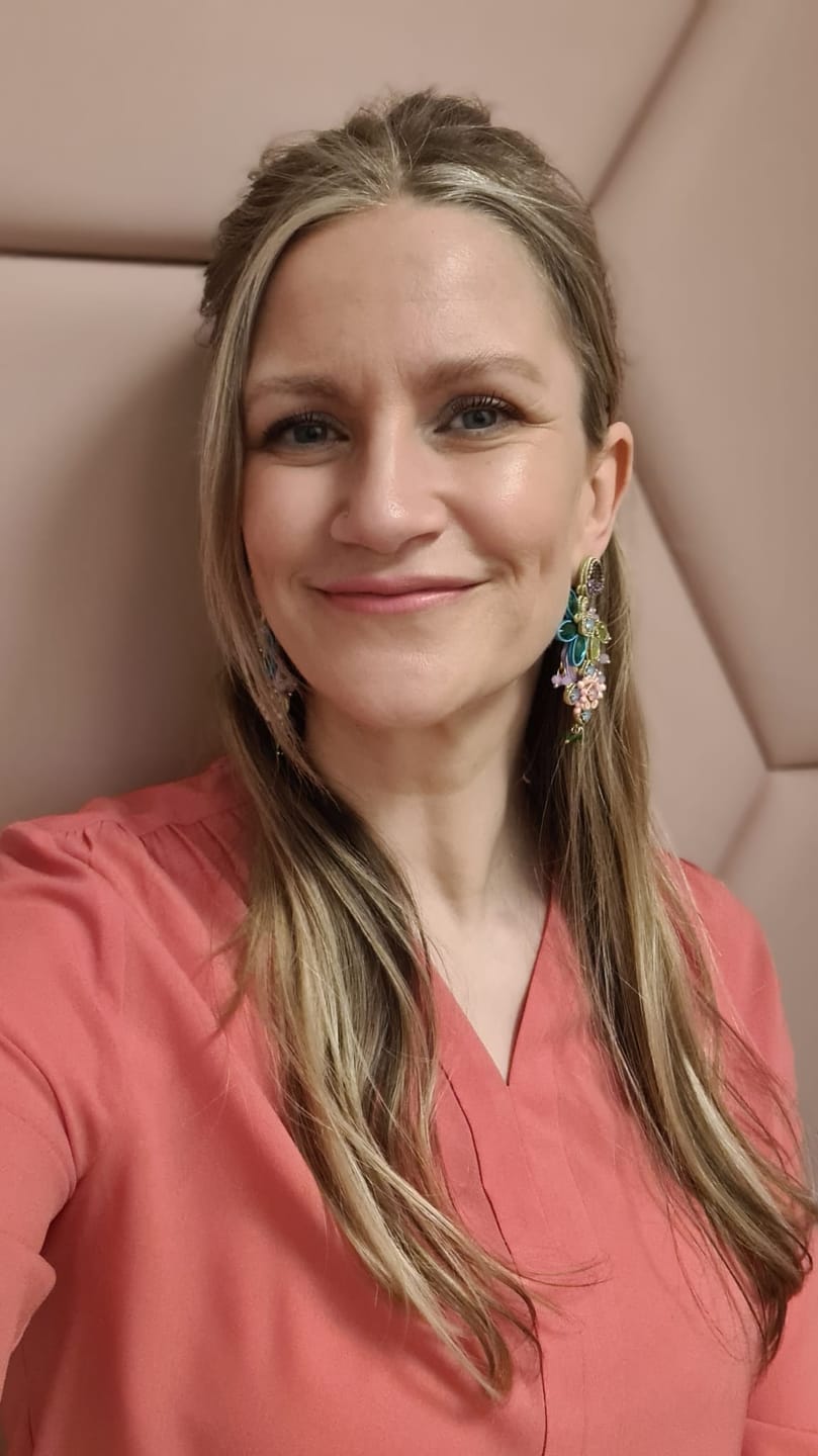 Customer photo review of Große Soutache-Ohrringe in pastelligem Rosa, Flieder und Grün