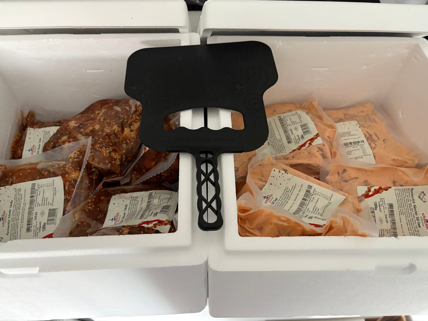 Customer photo review of Grillfächer Geschenk