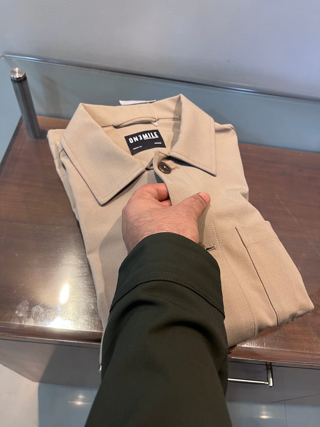 Customer photo review of Hyperflex Work Shacket