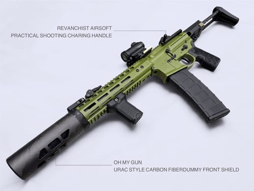 Customer photo review of Revanchist Airsoft Practical Shooting Charing Handle for Marui M4 MWS / Savia PCCH