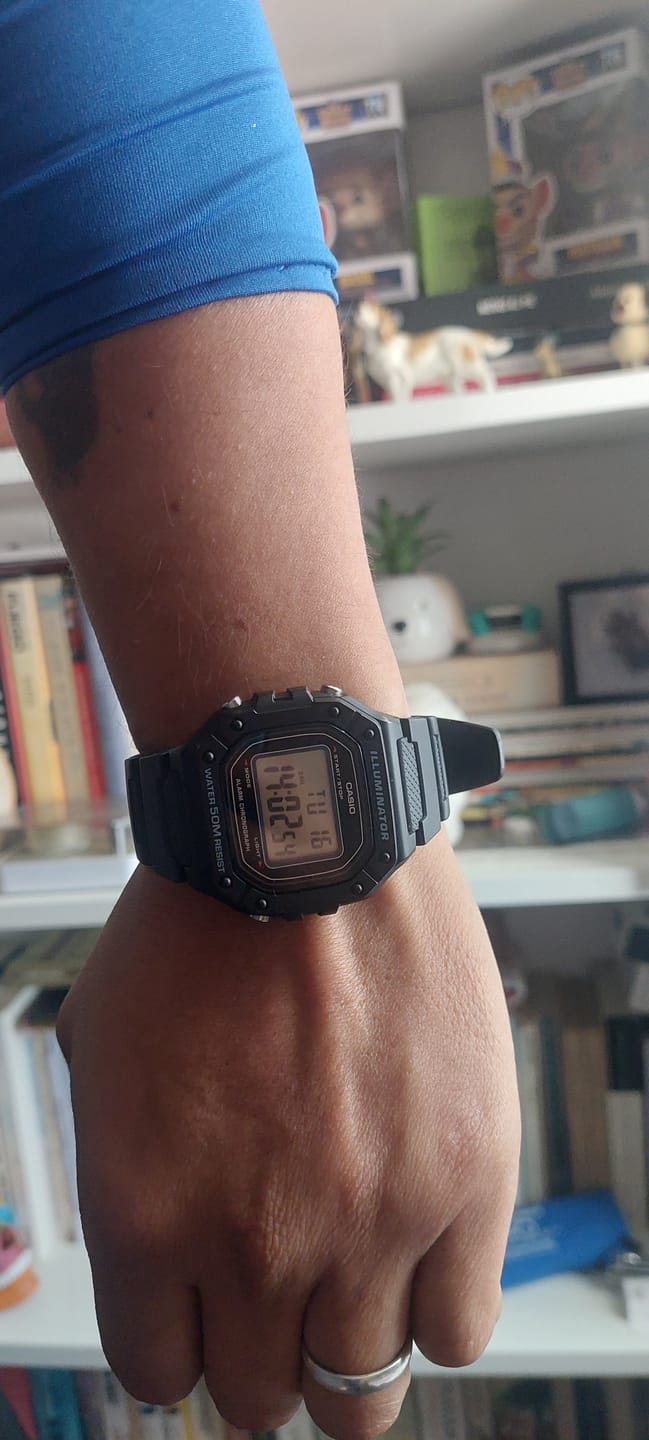 Customer photo review of Reloj Casio Vintage W-218H-1AVDF Negro