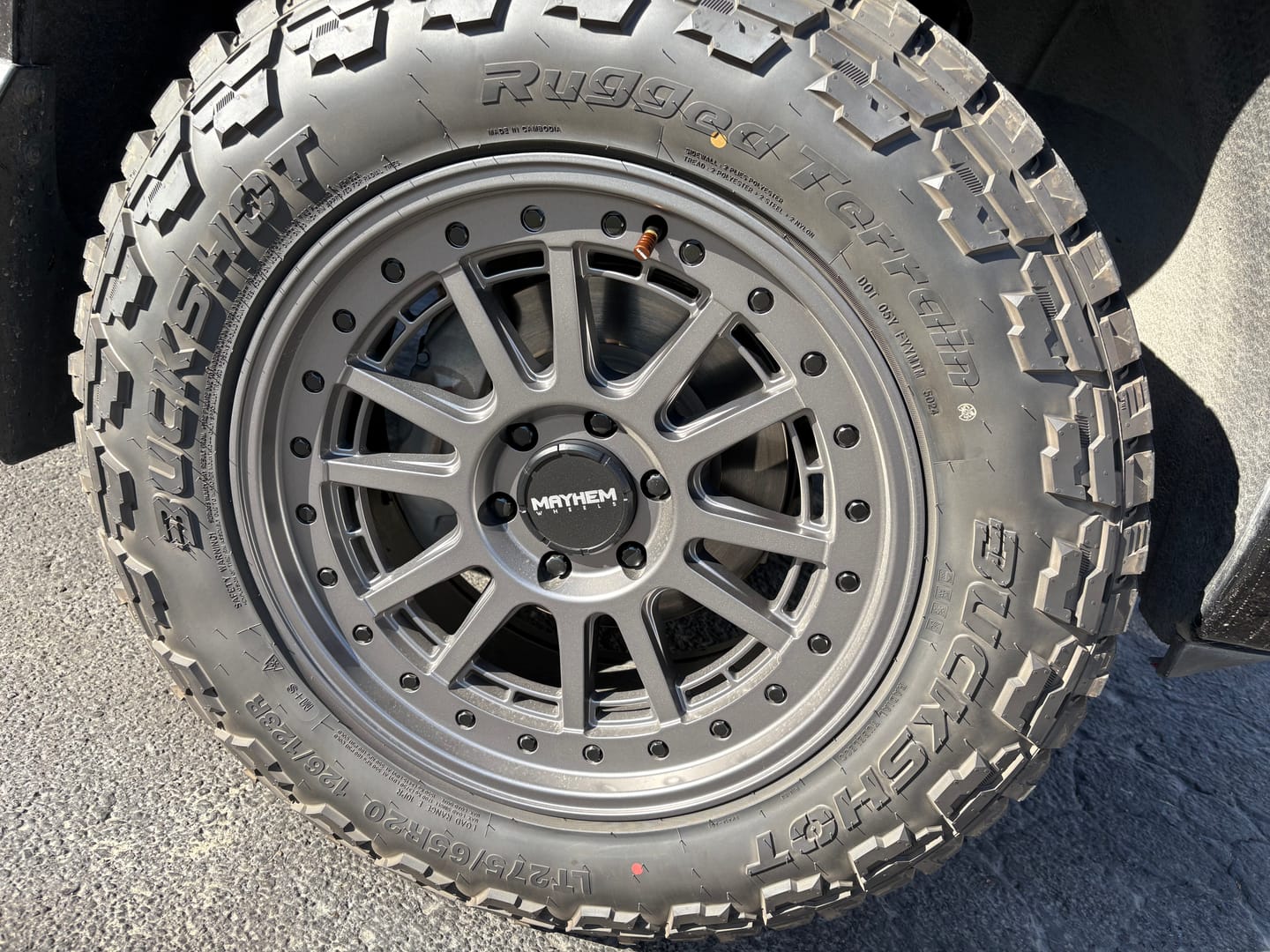 Customer photo review of 80Eighty® Bronze Valve Stem Caps