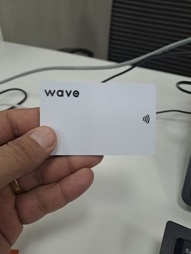 Customer photo review of Wave NFC Business Card