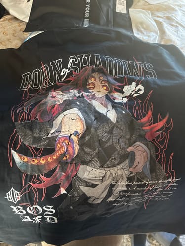 Customer photo review of Demon Slayer 'Upper Moon 1' T-Shirt