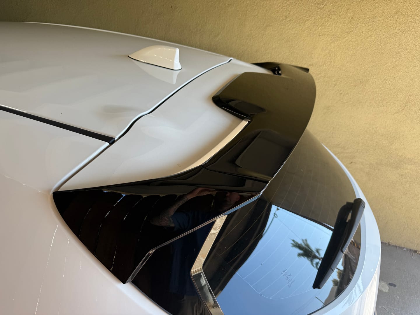 Customer photo review of 2019-Up Toyota GR Corolla | Corolla Hatchback CE Package Rear Roof Wing Spoiler