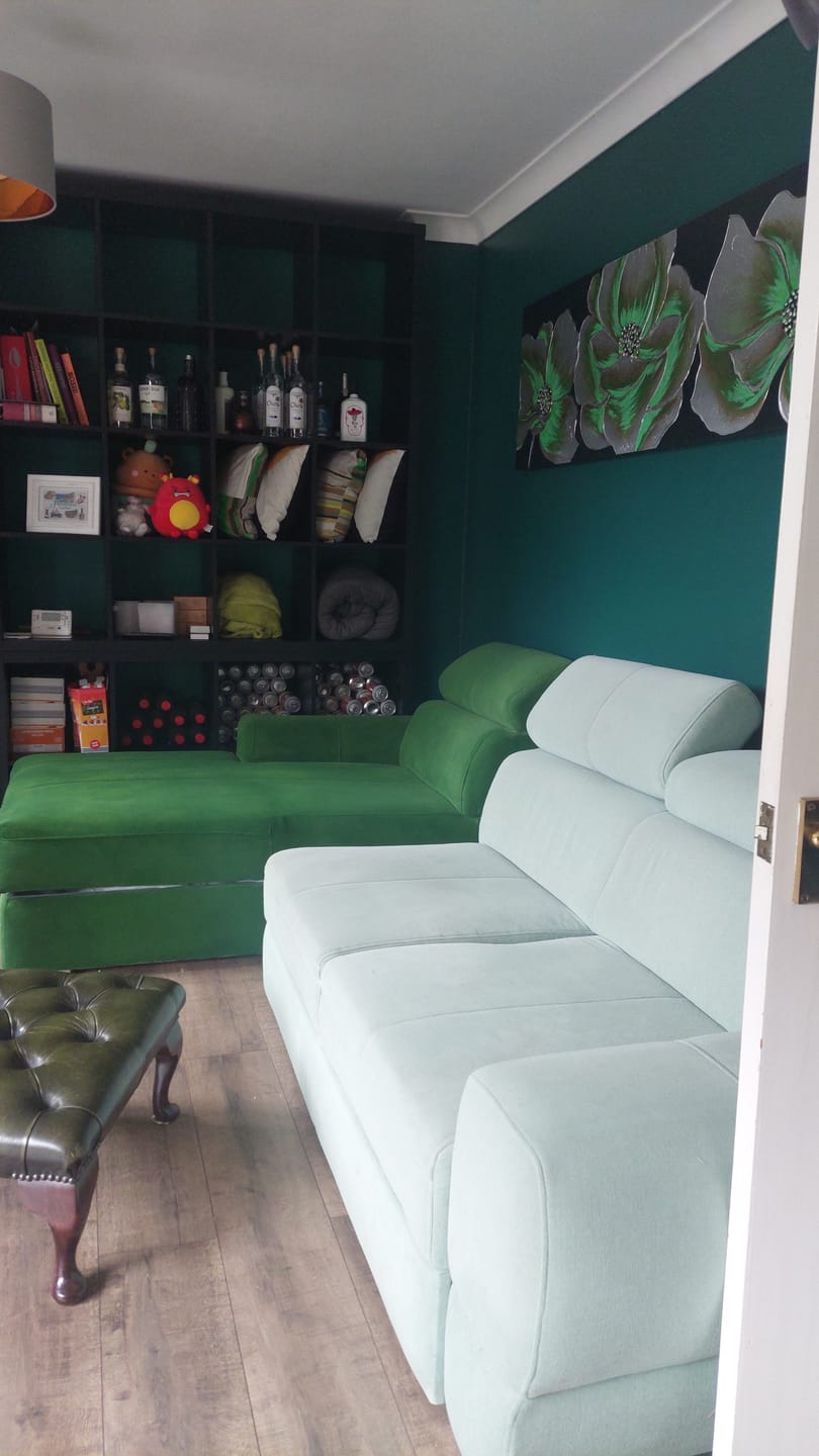 Customer photo review of Fabric Paint -- Green