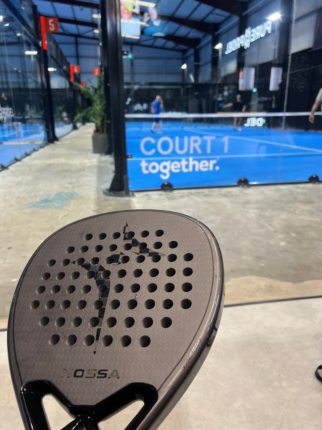 Customer photo review of NOSSA Core Racket
